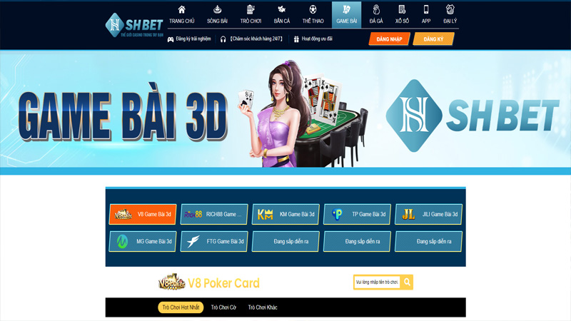 Game bài đổi thưởng SHBET